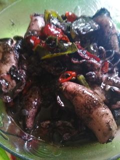 Foto resep Cumi basah pedas