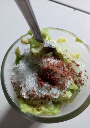 Foto resep Rujak Alpukat (simple)