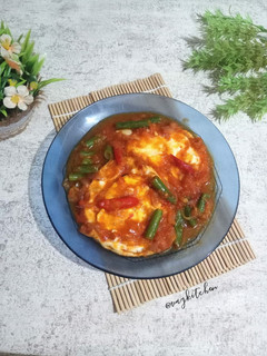 Foto resep Telur Ceplok Buncis kuah sarden homemade