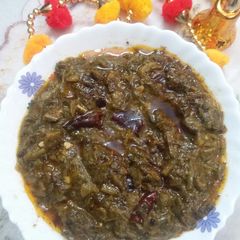 Sarson ka saag A picture of Sarson ka saag.