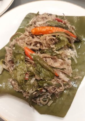 รูปของ หมกหมูสับและหัวปลี