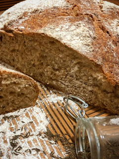 Una foto de Pan de trigo y centeno (con suero de leche) en #mambo
