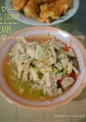 Foto resep Oseng jamur tempe