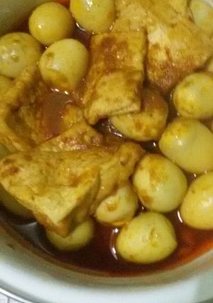Foto resep Masak bali tahu telur puyu