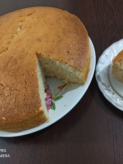 عکسی از دستور کیک وانیلی ساده