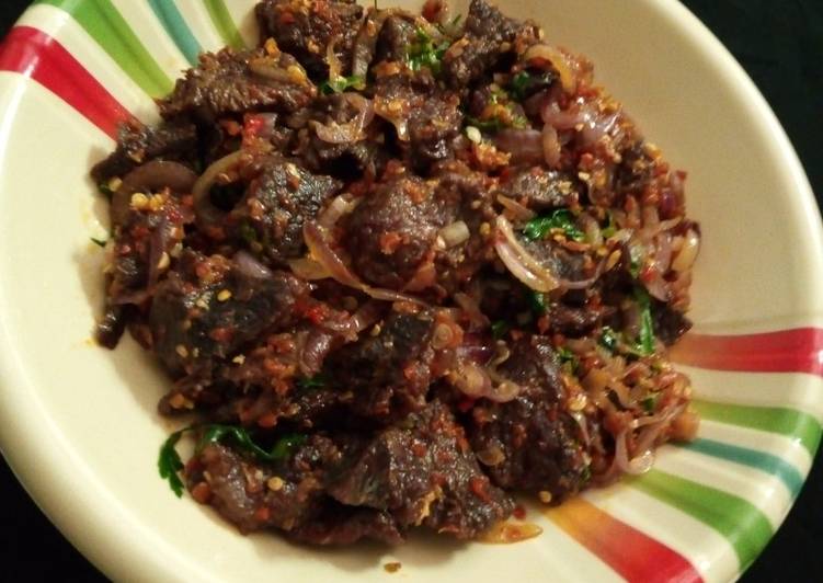 Easiest Way to Prepare Great Pepper meat | This is Recipe So Awesome You Must Undertake Now !!