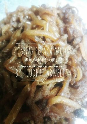 Foto resep OSENG pepaya muda atau kates