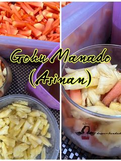 Foto resep Gohu Pepaya Nanas (Asinan Manado)