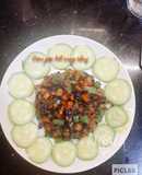 Cơm gạo lứt rang chay