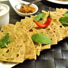 Pudina Aloo Paratha A picture of Pudina Aloo Paratha.