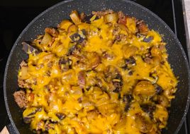Taco Beef Potato Skillet