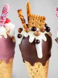 Cake pops lody w wafelku