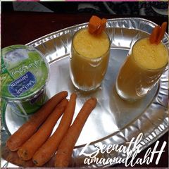 A picture of Carrot Yoghurt Smoothie.