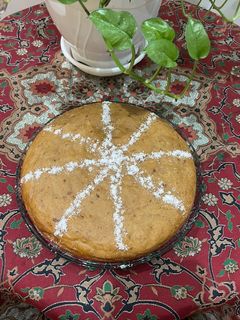 عکسی از دستور کیک شیره انگور بدون فر