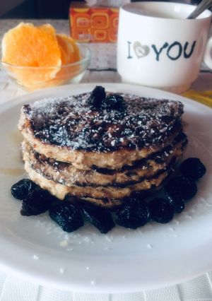 Una foto de Pancake de avena y banana Fit