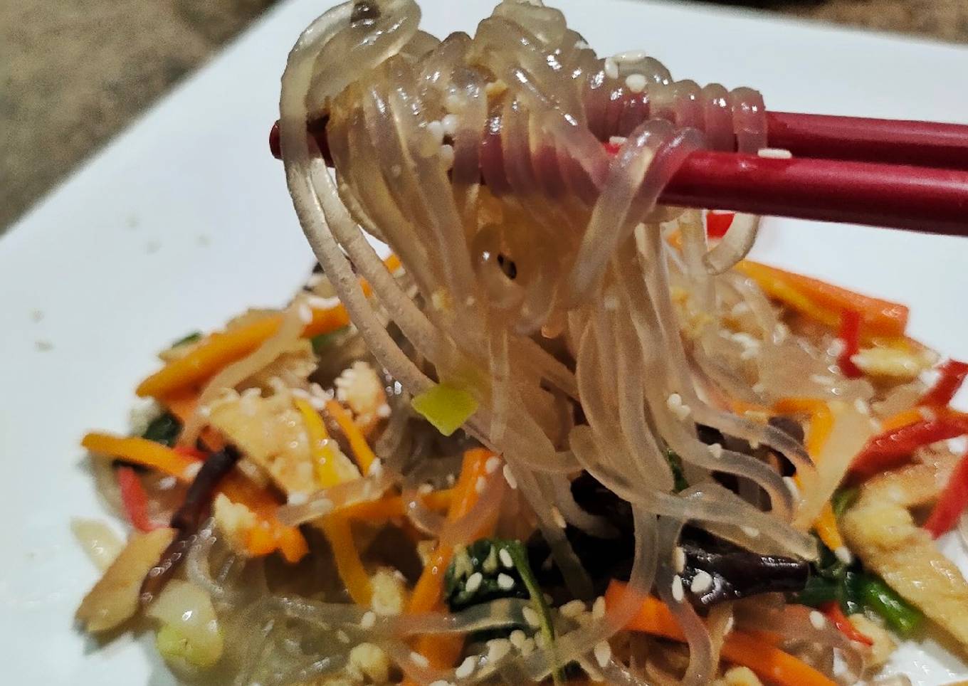 #5 Japchae (Mie ala Korea)
