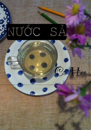 Hình của món NƯỚC SẢ THANH LỌC.