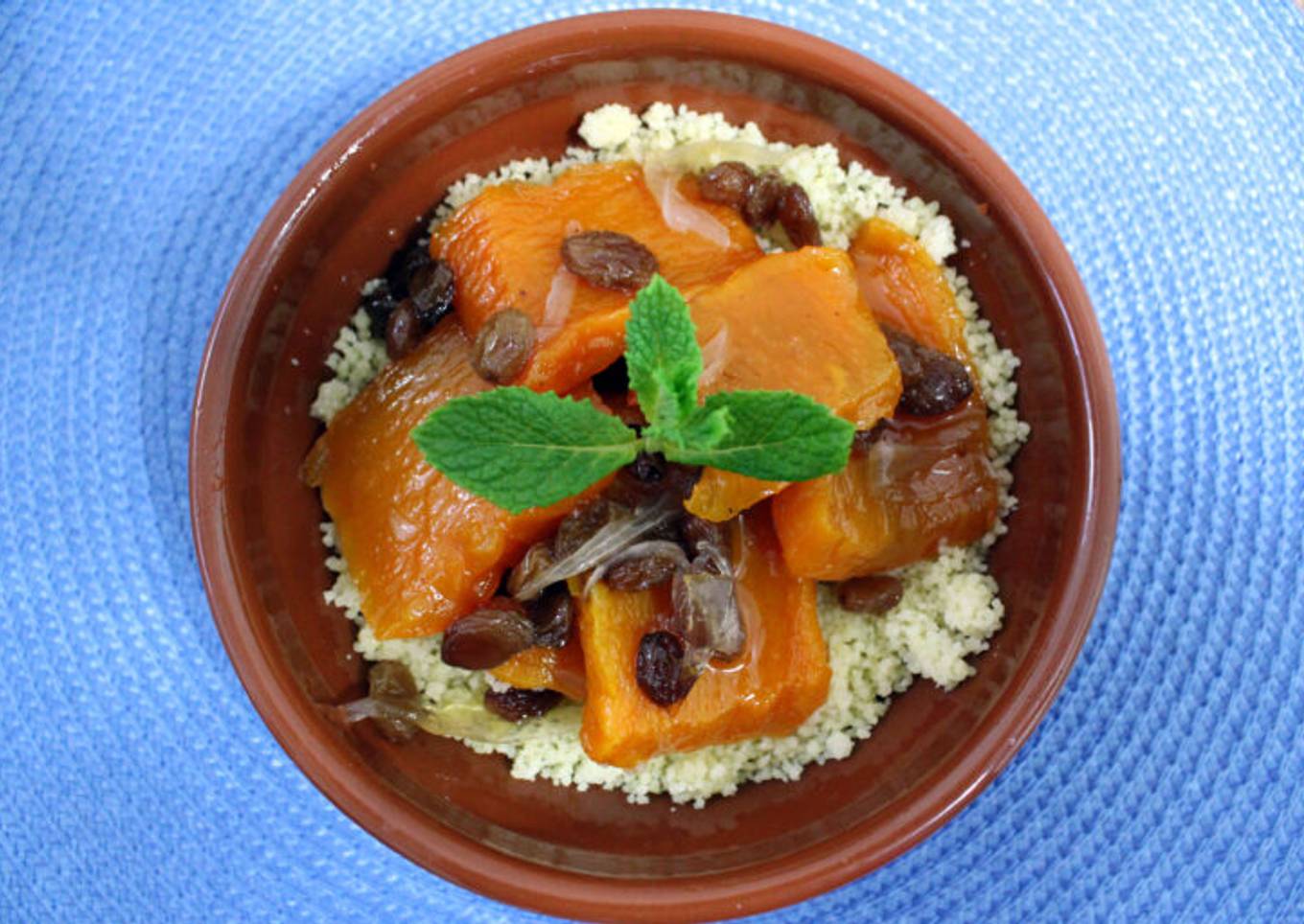 Cuscús con Calabaza endulzada