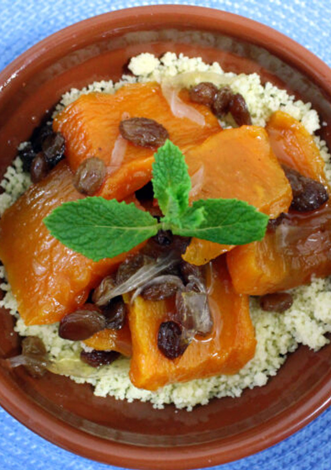 Una foto de Cuscús con Calabaza endulzada