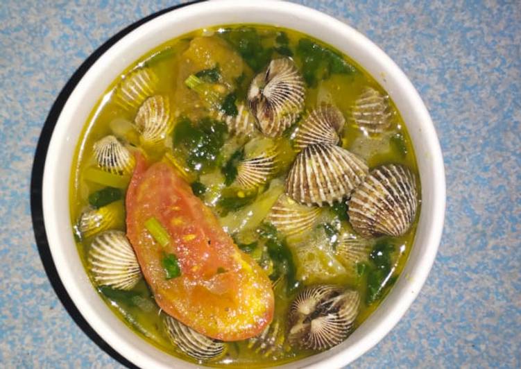 Langkah Mudah untuk Menyiapkan Sup kerang simple yang Bisa Manjain Lidah