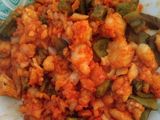 Pescado en guajillo