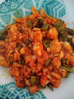 Una foto de Pescado en guajillo