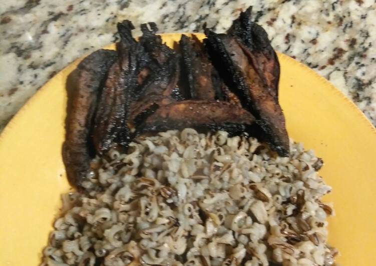 Step-by-Step Guide to Prepare Super Quick Homemade Bacon (mushroom) /Wild Rice