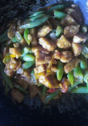 Foto resep Tumis buncis plus tempe