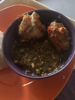 A picture of Okro Soup.