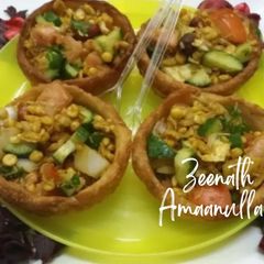 A picture of Katori Bhelpuri Chaat.