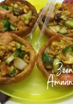 A picture of Katori Bhelpuri Chaat.