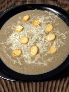 Una foto de Sopa de champiñones