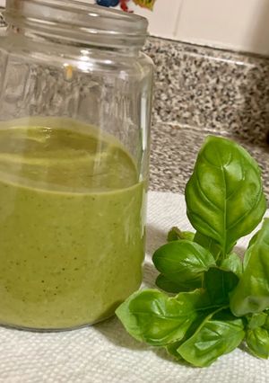 Una foto de Salsa pesto con anacardo
