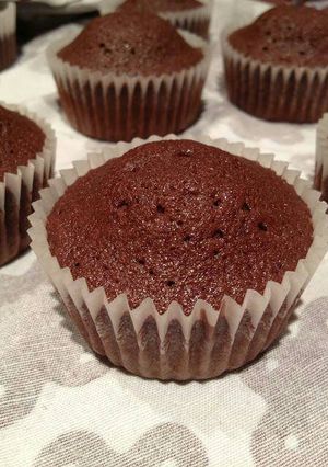 Una foto de Cupcakes de chocolate!