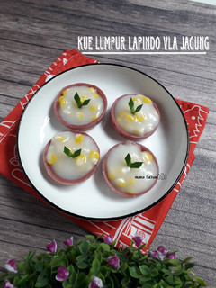 Foto resep Kue lumpur lapindo vla jagung