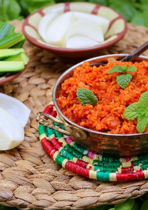 صورة لوصفة برغل على بندورة