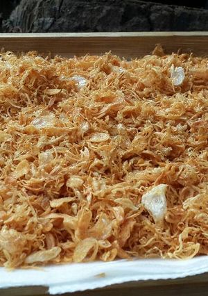 Foto resep Bawang goreng renyah tanpa tepung #Bandung_recooknovaliarika