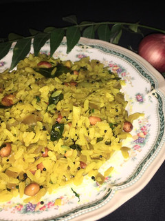 A picture of Kanda Poha.