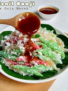 Foto resep Cenil Kanji Saus Gula Merah
