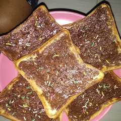 Roti bakar cokelat Nutella রেসিপির প্রধান ছবি