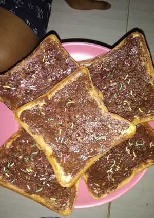 Foto resep Roti bakar cokelat Nutella