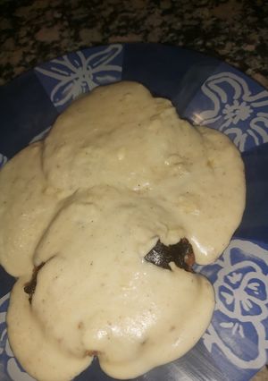 Una foto de Hamburguesas con salsa roquefort