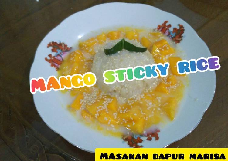 Resep Resep MANGO STICKY RICE Anti Gagal