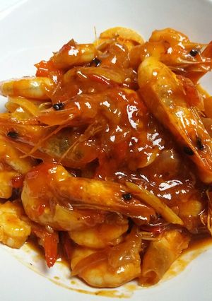 Foto resep Udang asam manis pedas