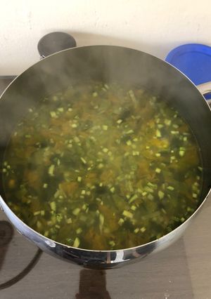Una foto de Sopa poblana