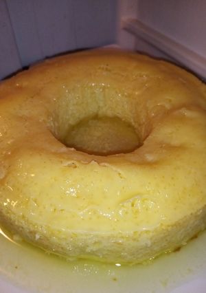 Una foto de Flan