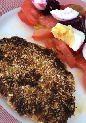 Una foto de Milanesas de soja caseras