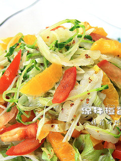 瑪莉廚房:涼拌橙香苦瓜 的食譜成品照片
