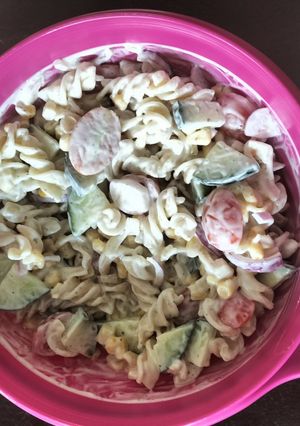 A picture of Pasta salad.