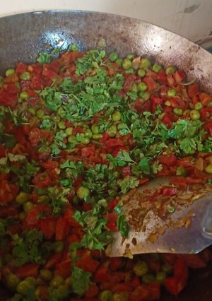 A picture of Gajar Matar sabji.